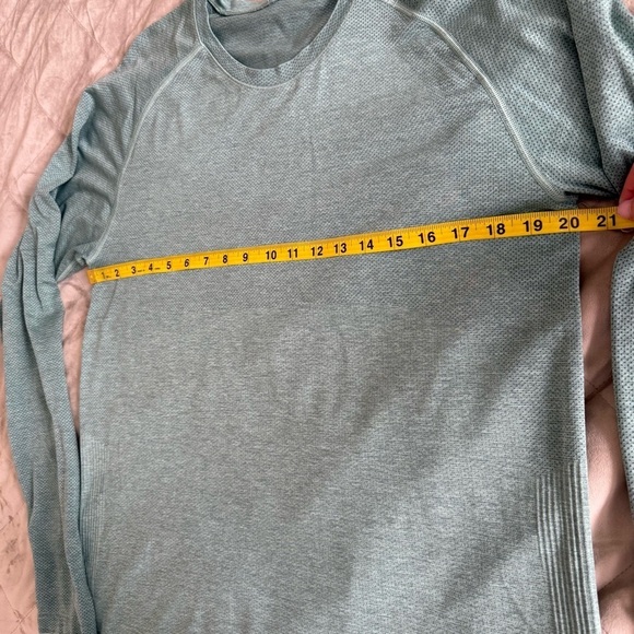 Lululemon Metal Vent Long Sleeve 2.0 - Tidewater Teal / Wild Mint Size Large - Picture 9 of 10
